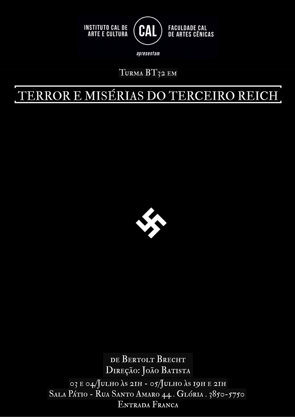 TERROR E MISÉRIA DO TERCEIRO REICH