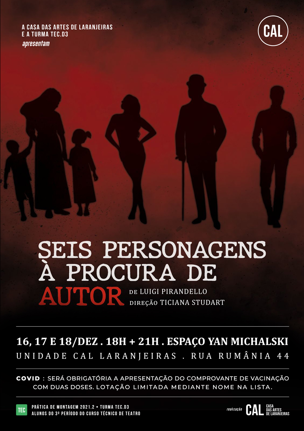 SEIS PERSONAGENS À PROCURA DE AUTOR