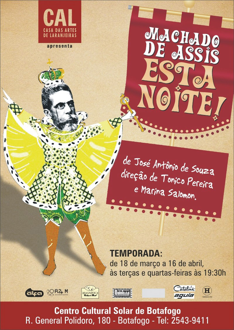 MACHADO DE ASSIS ESTA NOITE!