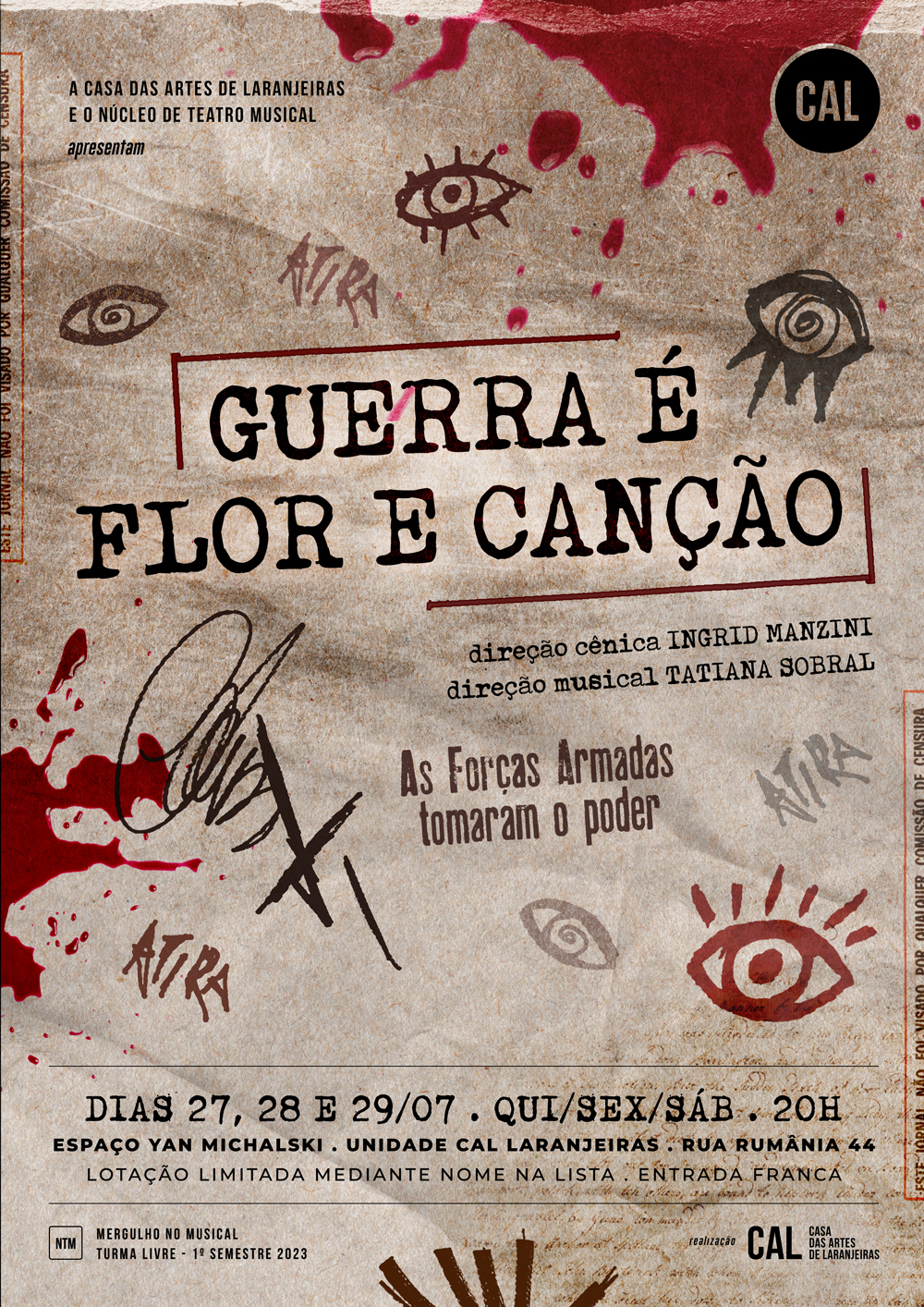 GUERRA É FLOR E CANÇÃO