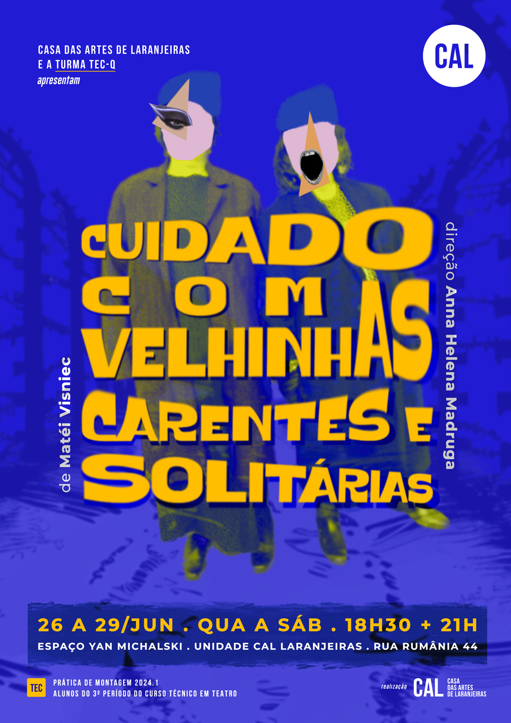 CUIDADO COM AS VELHINHAS CARENTES E SOLITÁRIAS