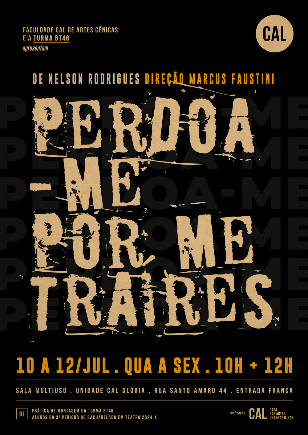 PERDOA-ME POR ME TRAIRES
