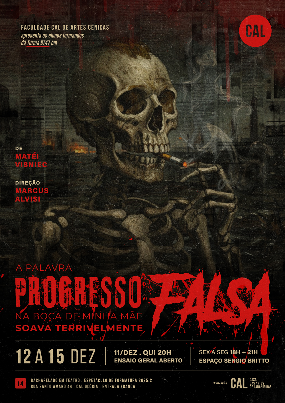 A PALAVRA PROGRESSO NA BOCA DE MINHA MÃE SOAVA TERRIVELMENTE FALSA