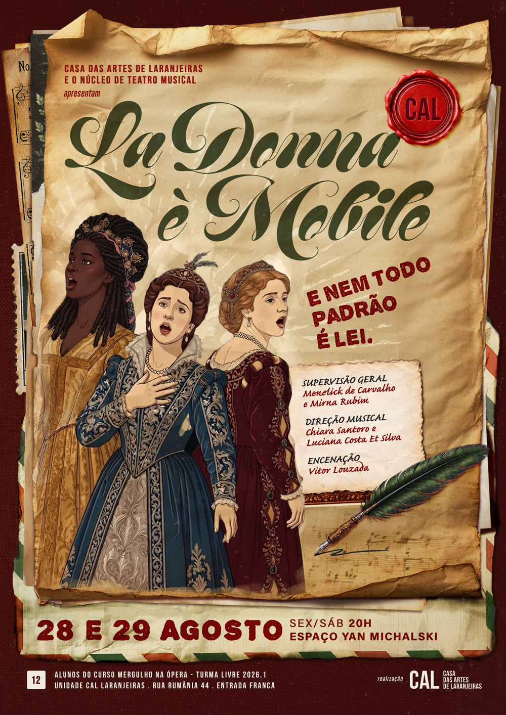 LA DONNA È MOBILE, E NEM TODO PADRÃO É LEI